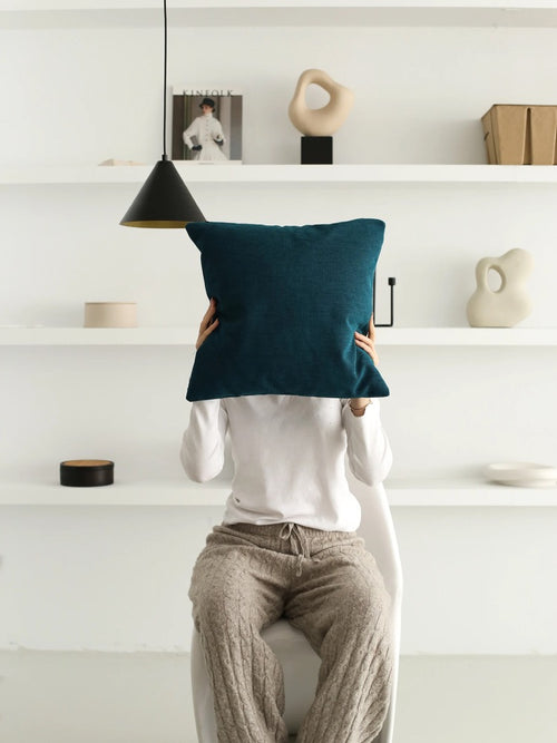 Linen Lumbar Pillow Cover, Oversized Large Linen Body Pillow Case, Soft Linen Long Cushion Cover, Hidden Zipper, 20 Color Options, All Sizes